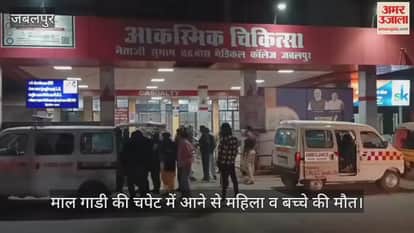 Woman and child die after being hit by a goods train