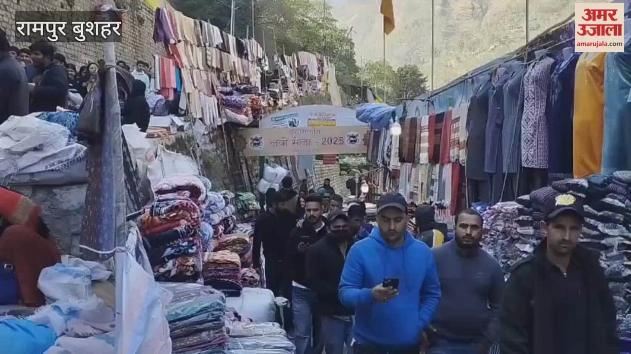 Rampur Bushahr People turned up in large numbers to shop at the Lavi fair on a holiday