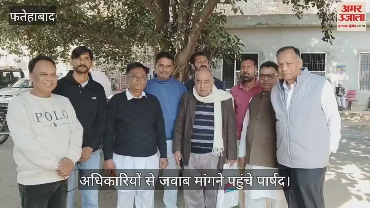 Councilors arrived to seek answers from officials regarding development works