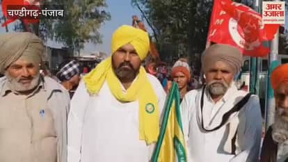 Farmers protest in Zira to press their demands