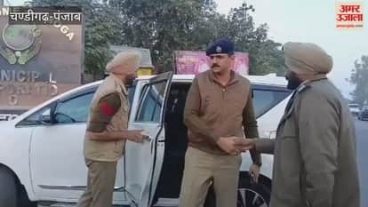 Police flag march ahead of district council and block committee elections in Moga