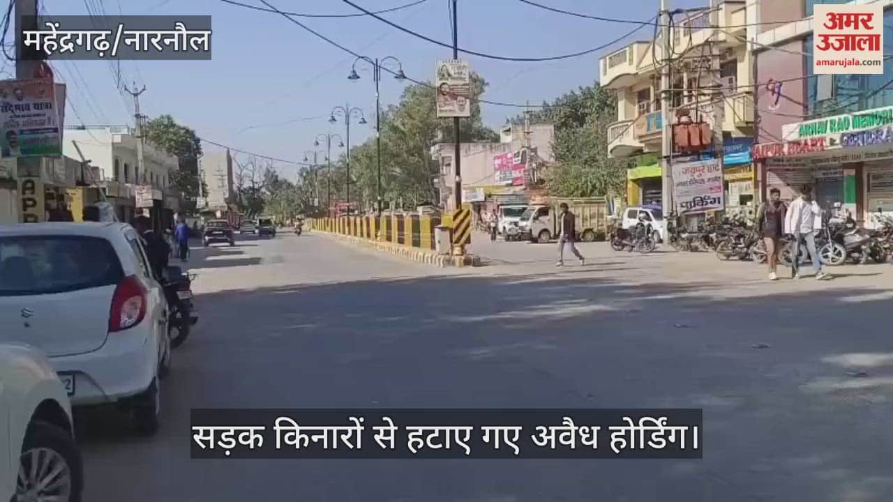 Illegal hoardings removed from roads