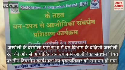 Rudraprayag News Three-day training workshop on making beautiful objects from Pirul, Chhenti and Bamboo