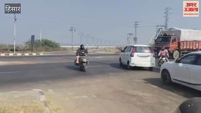 Two black spots on NH in Hisar, 5 people died in 9 accidents in 11 months