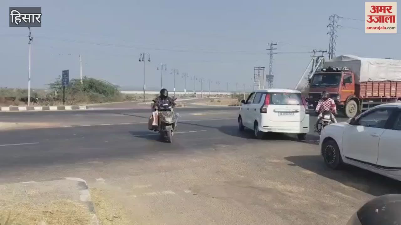 Two black spots on NH in Hisar, 5 people died in 9 accidents in 11 months