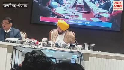 Punjab CM Bhagwant Mann spoke to reporters in Chandigarh.