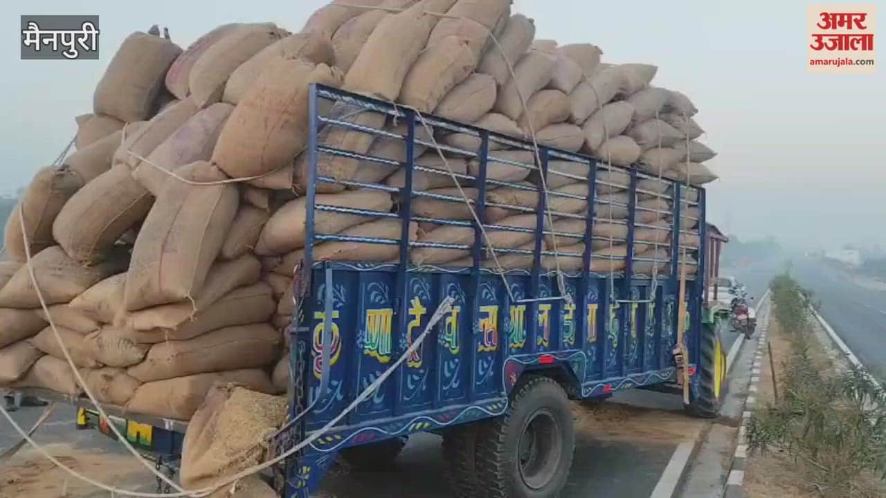 tractor-trolley went out of control after climbing divider, driver death