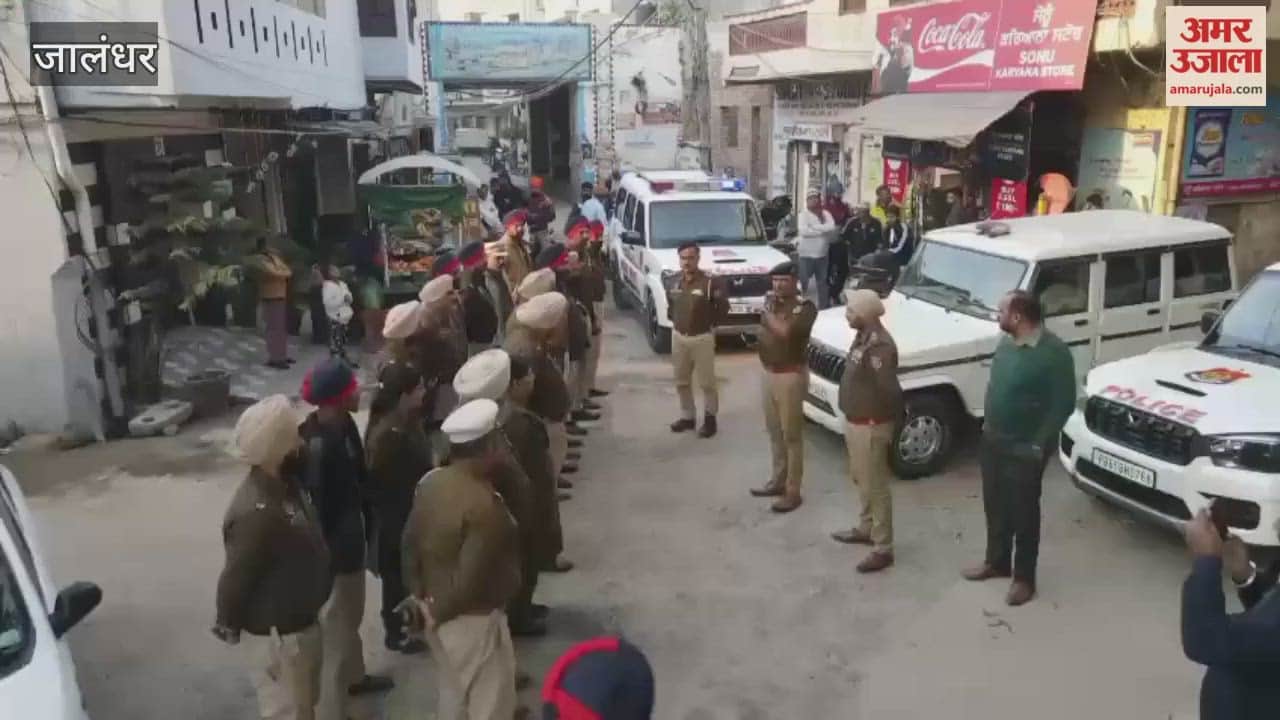 Jalandhar Rural Police conducts flag march in four sub-divisions