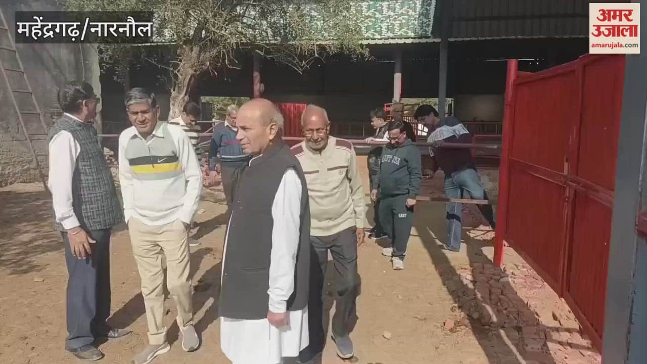 A cow shelter in Mahendragarh received a grant of Rs 51,000 for the construction of a cattle grazing trough.