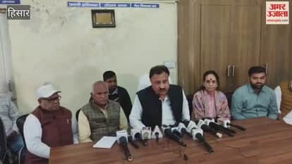 Bajrang Garg in Hisar said – giving compensation of Rs 116 crore to only 53821 farmers is a cruel joke.