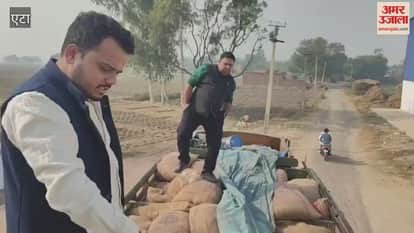 Trucks loaded with rice seized