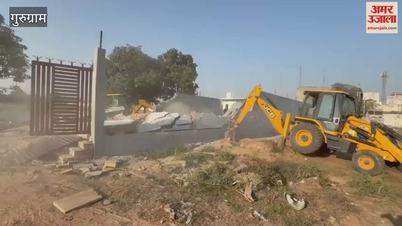 Demolition action in four illegal colonies in Gurugram