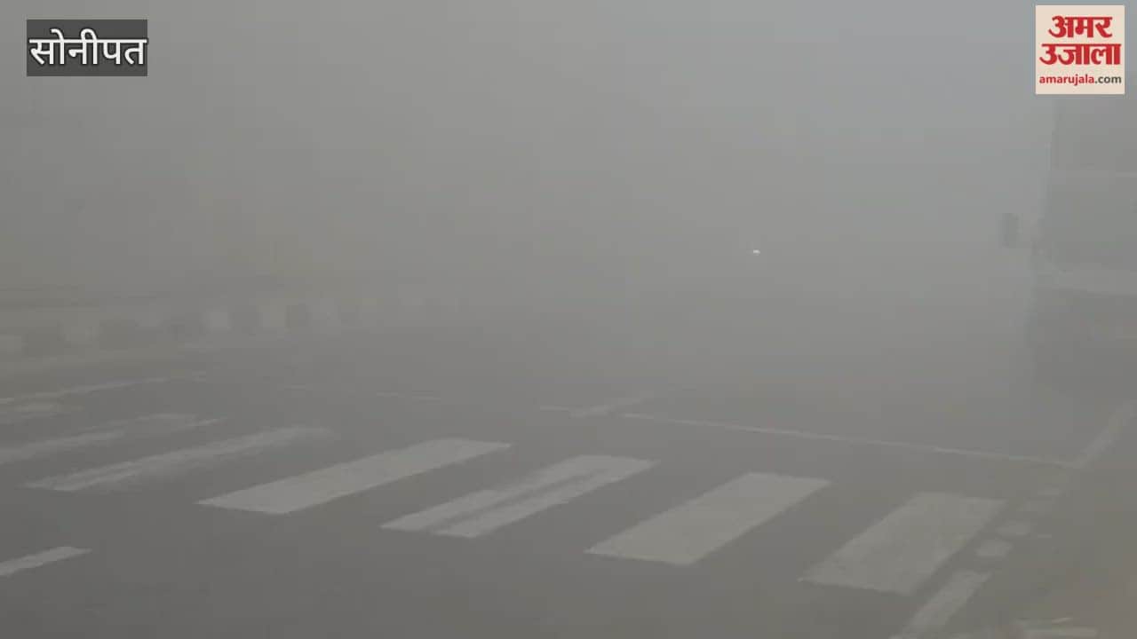 For the second consecutive day, fog slowed down traffic in Sonipat, causing inconvenience to drivers