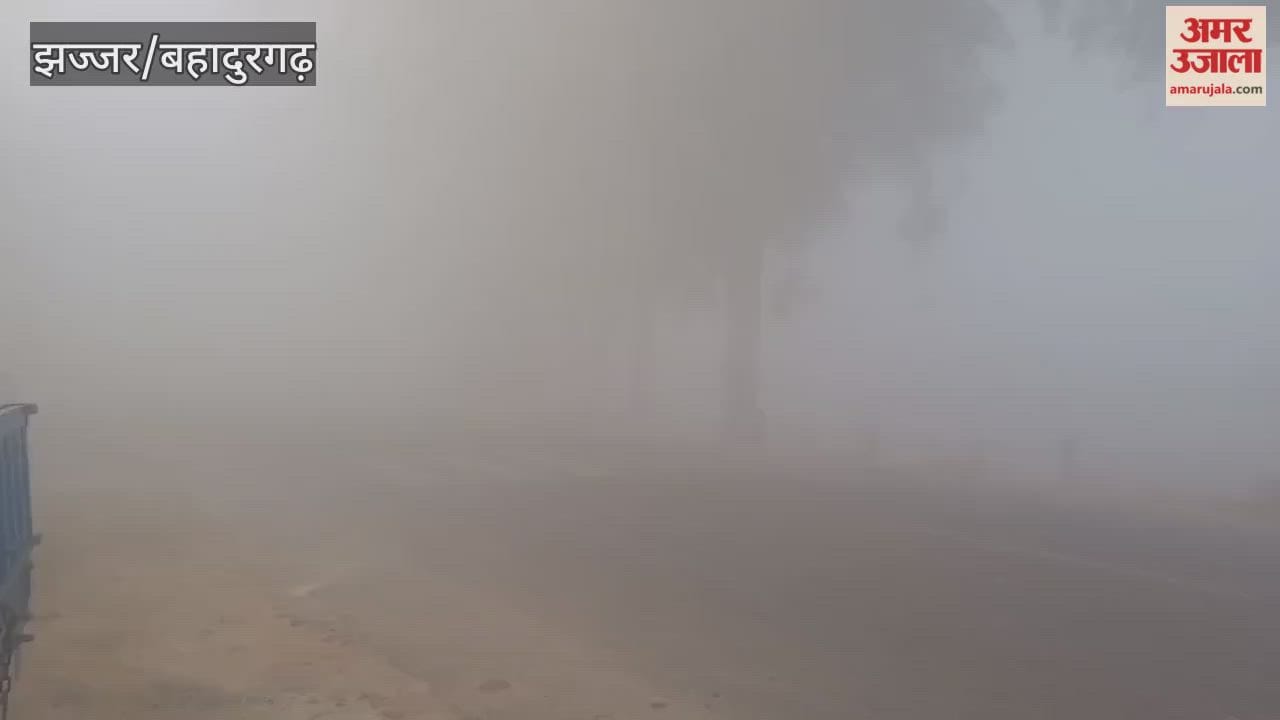 first fog of the season has enveloped Jhajjar