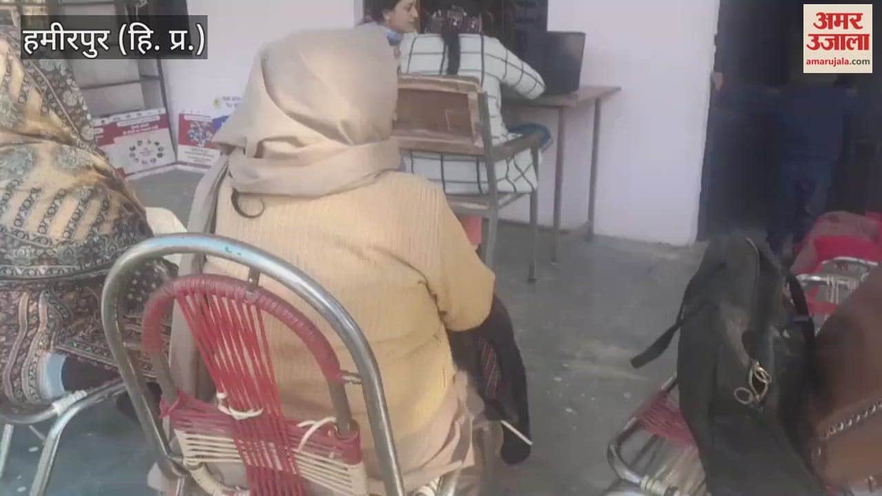 Hamirpur The health department organized an X-ray screening camp in Bari