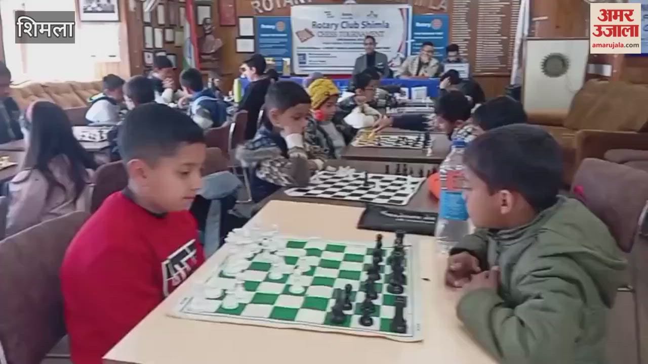 A chess competition was organized by the Rotary Club of Shimla