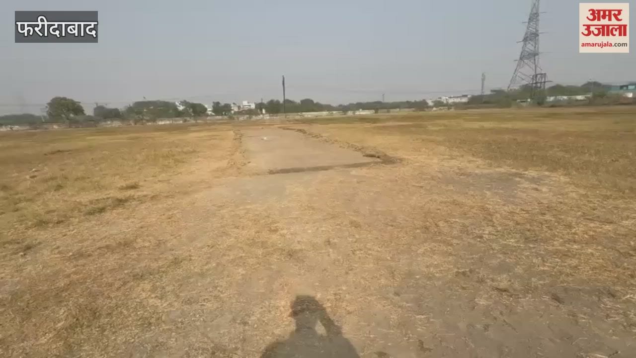 sports stadium in Neemka, Faridabad, is in a dilapidated condition.