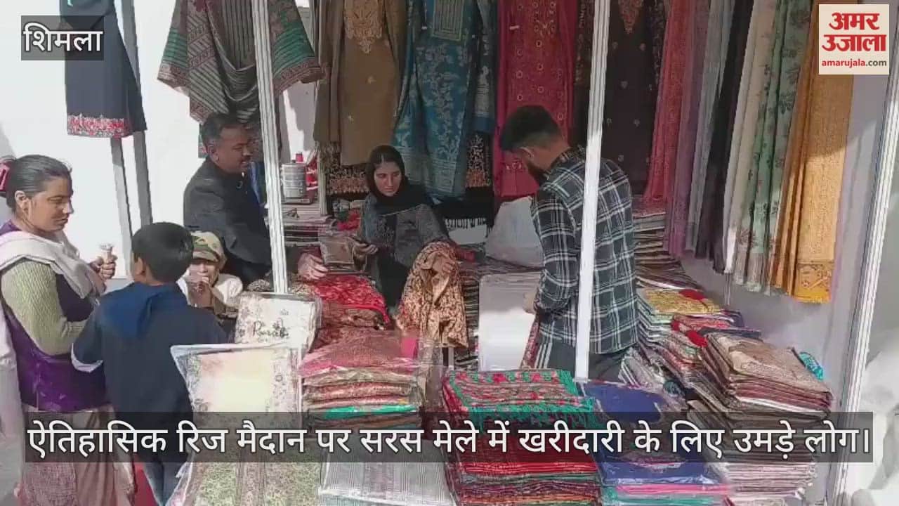 People flocked to the Saras fair on the historic Ridge ground for shopping.