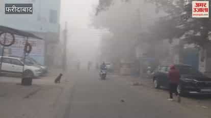 Dense fog enveloped Faridabad, causing difficulties for motorists