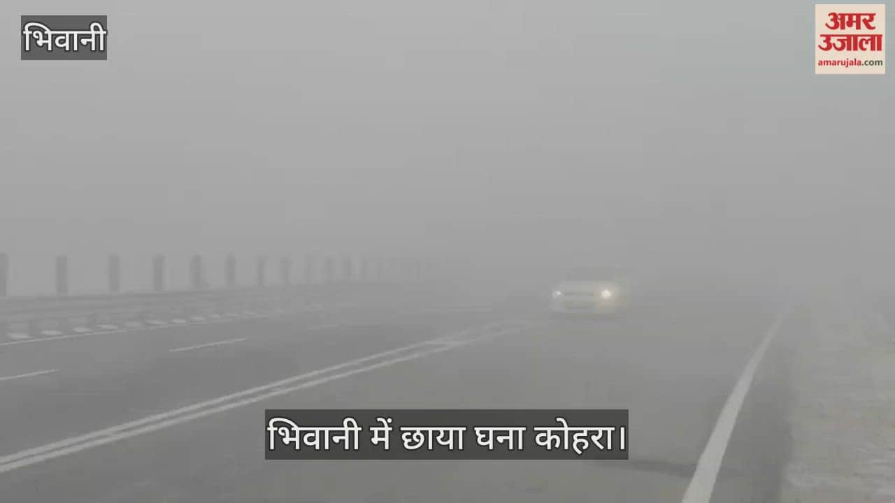 Dense fog in Bhiwani