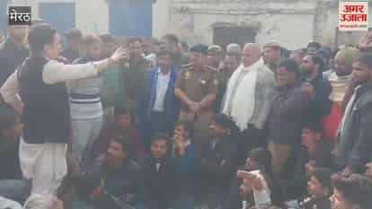 Meerut: Anti-social elements defiled Ambedkar's board in Singhawali, villagers created ruckus.