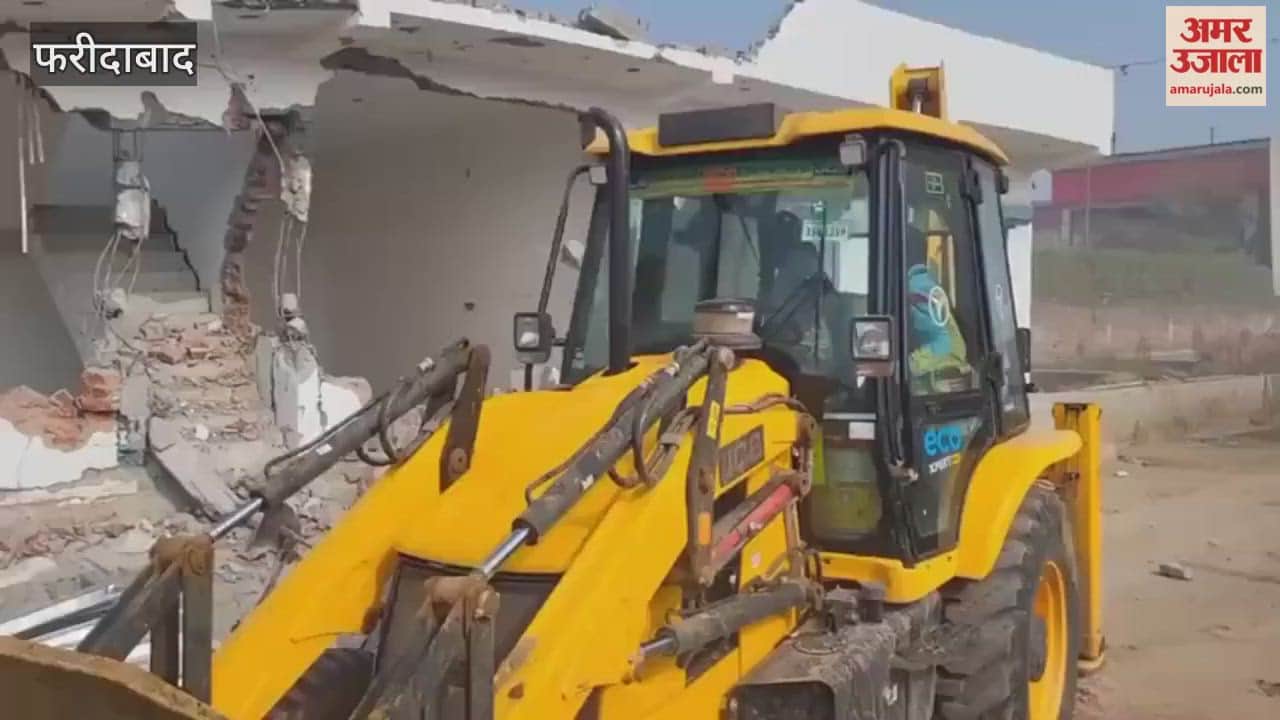 DTP department took action against illegal colony in Faridabad