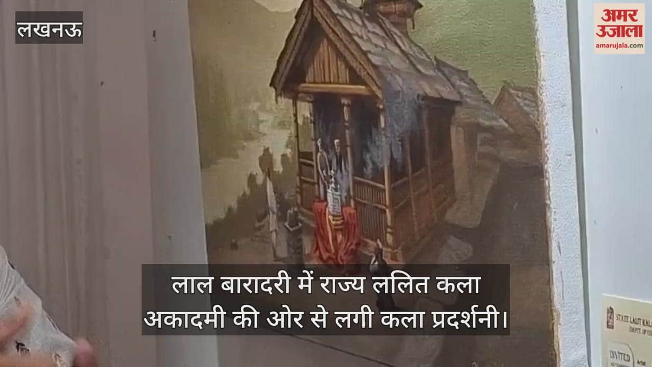 Video :  लाल बारादरी में राज्य ललित कला अकादमी की ओर से लगी कला प्रदर्शनी