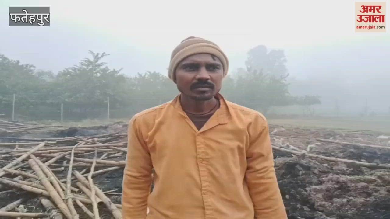Fatehpur: Massive fire breaks out at a mushroom farm
