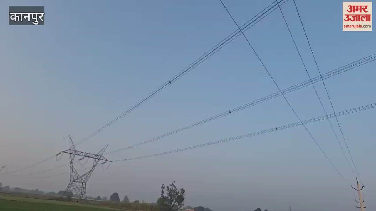 Farmers are frightened by the eerie crackling sounds from the mega high-tension power line