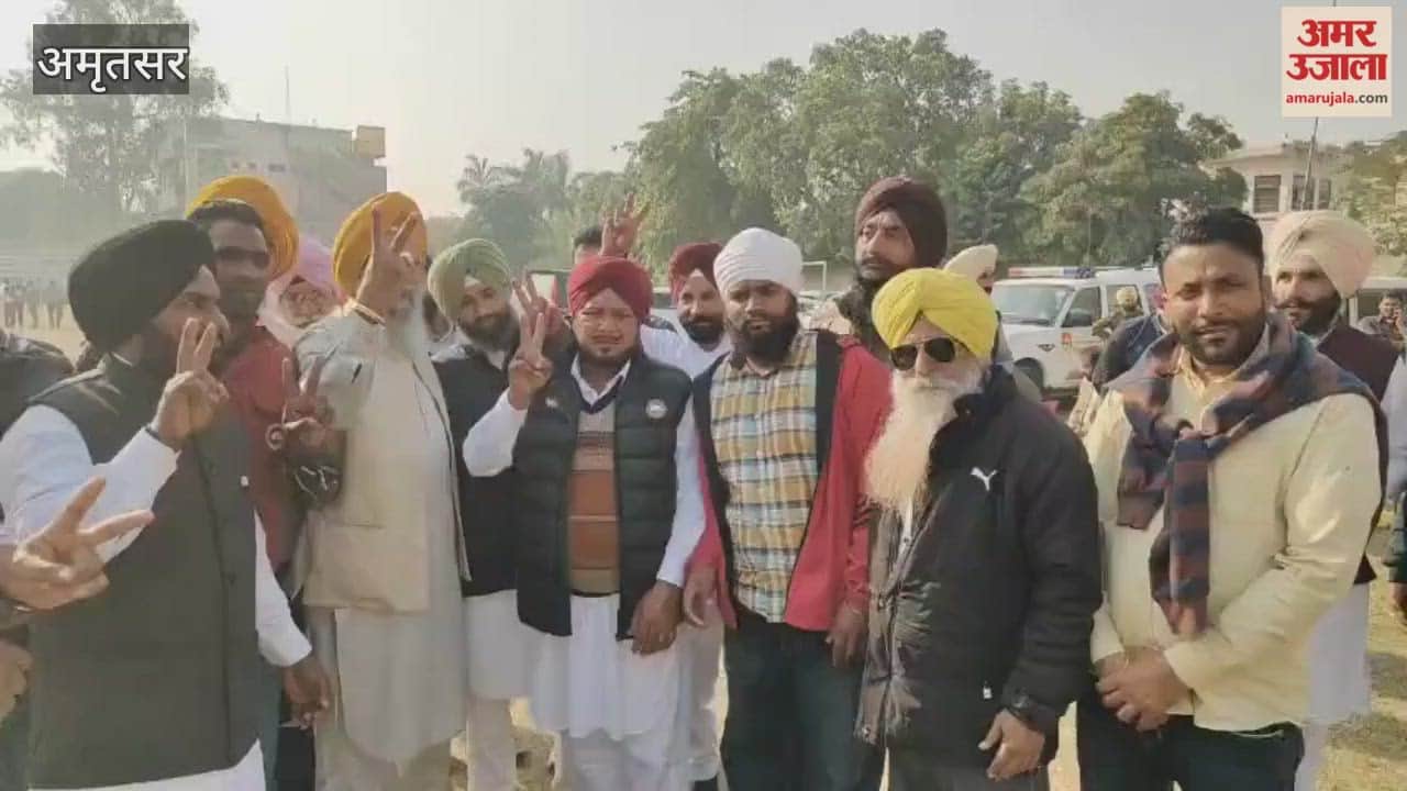 During the counting of votes for the block committee elections, the MLA from Attari constituency spoke to reporters.