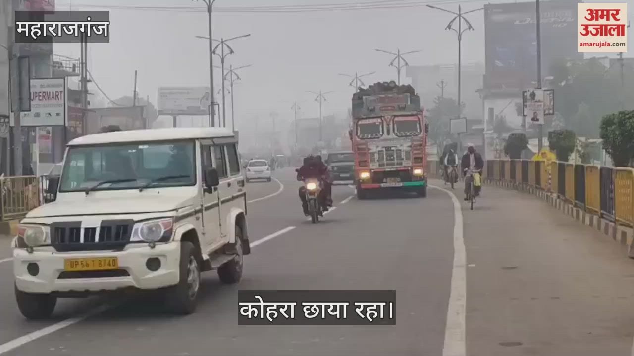 Fog caused heavy traffic, making it difficult to walk on the roads.