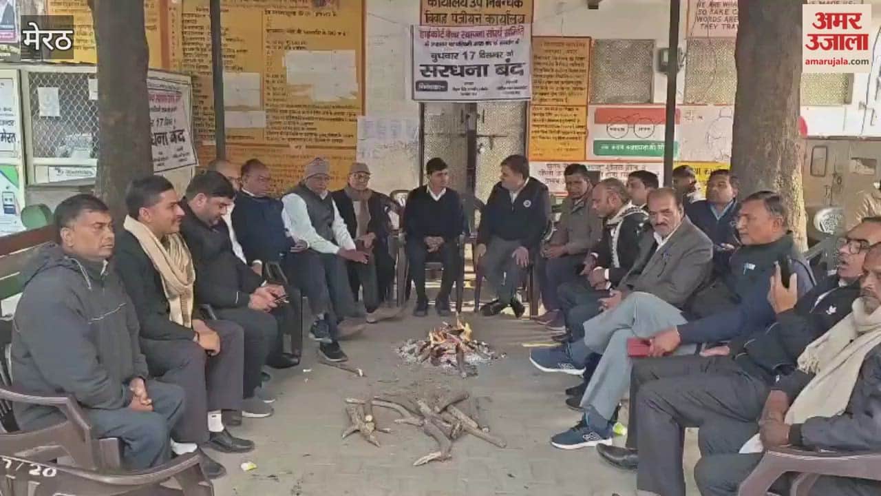 Meerut: A historic shutdown was observed in Sardhana demanding a High Court bench; markets remained deserted