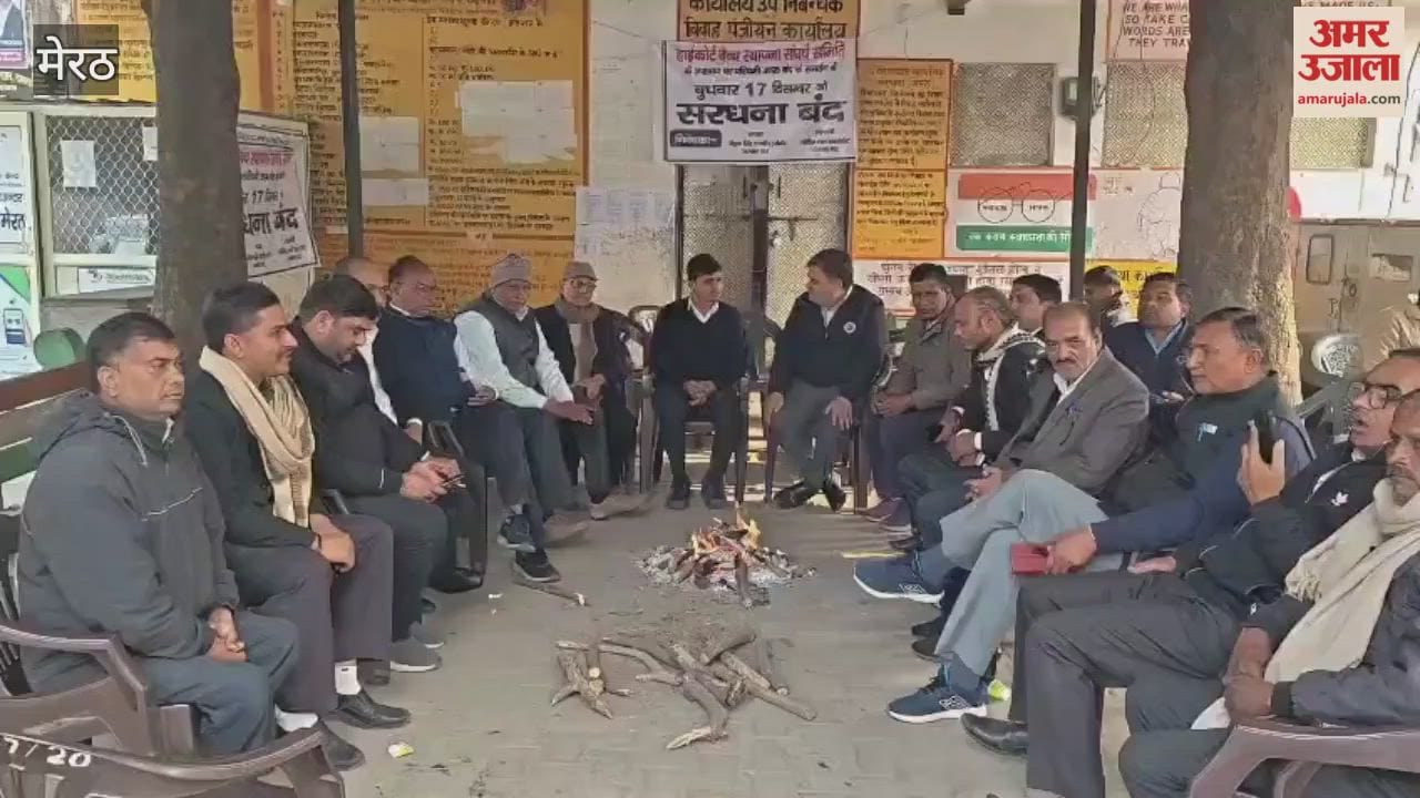 Meerut: A historic shutdown was observed in Sardhana demanding a High Court bench; markets remained deserted