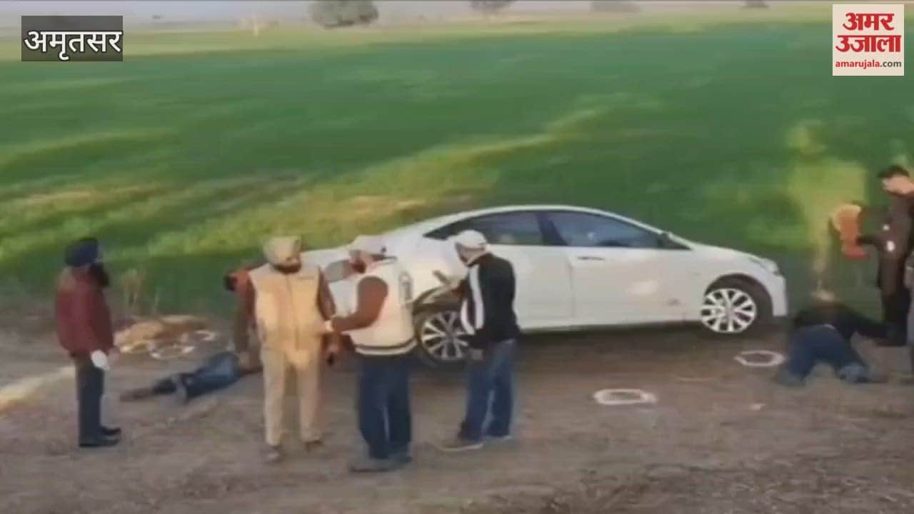 A shootout occurred between police and criminals outside the airport in Amritsar, leaving two injured.