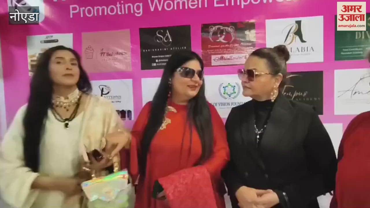 Women set up stalls in Sector-74 Supertech ORB