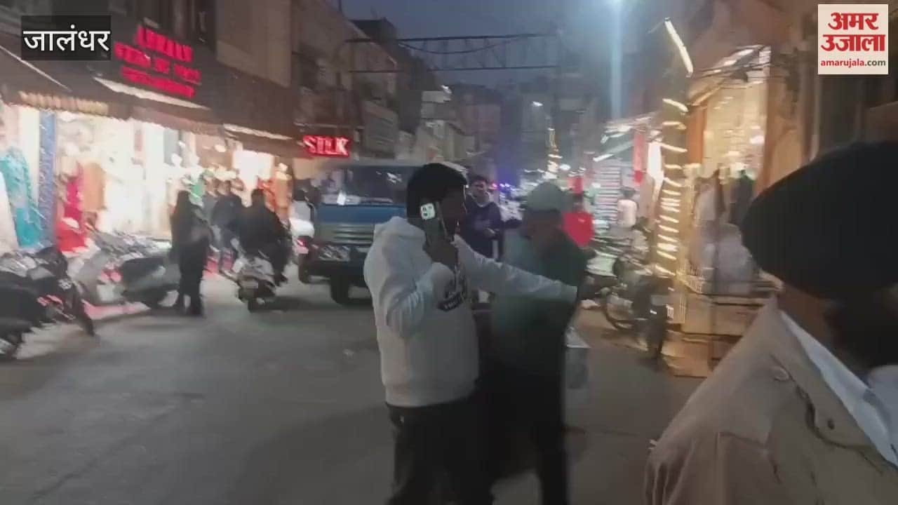 Police action against encroachments in Jalandhar