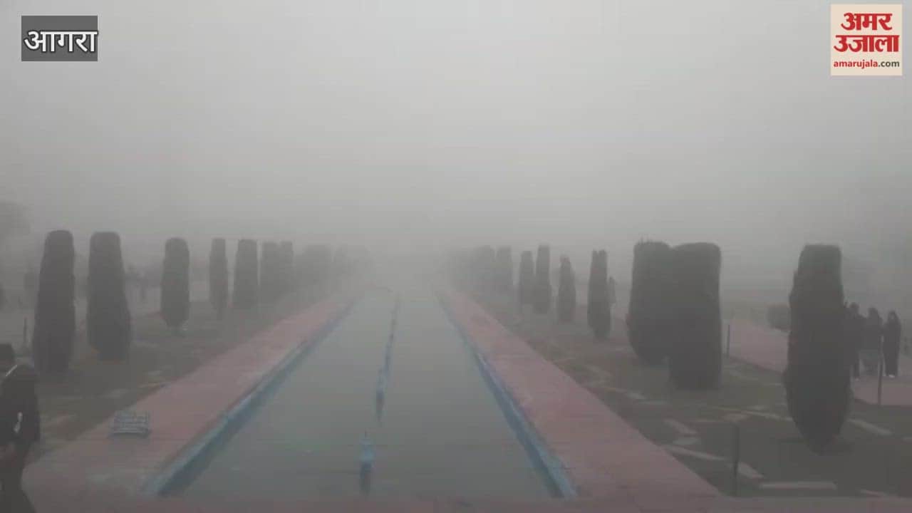 tajmahal covered by fog