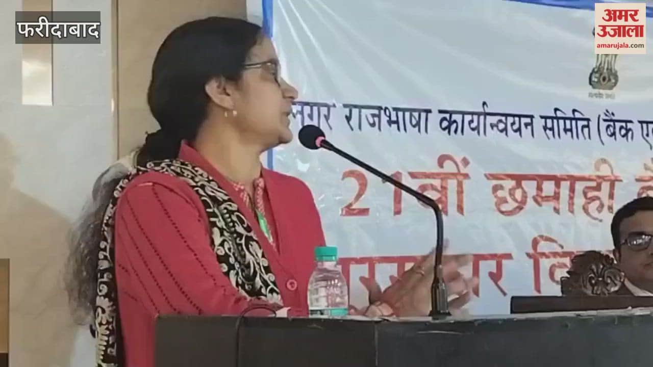 Information given to banks about excessive use of Hindi in Faridabad