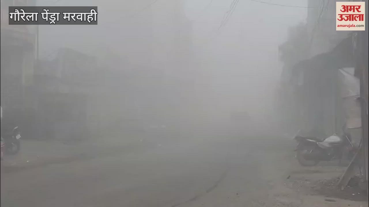 Gaurela Pendra Marwahi is gripped by dense fog and a cold wave