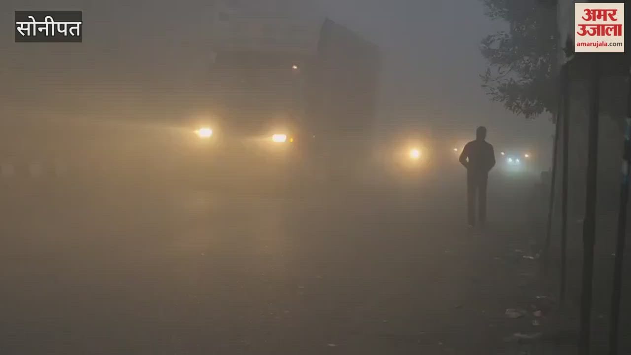 Fog causes trouble in Sonipat, reduced visibility slows down traffic