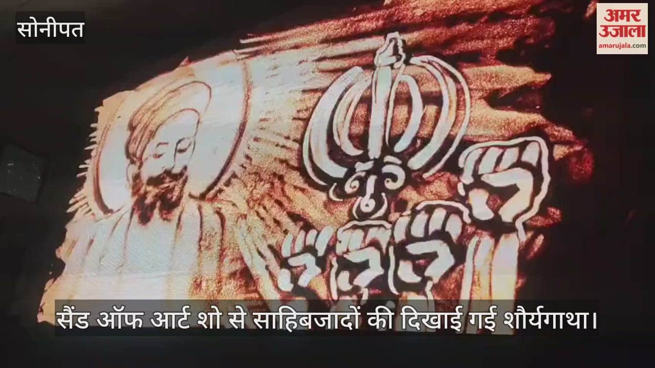 The saga of bravery of Sahibzadas was shown through the Sand of Art Show