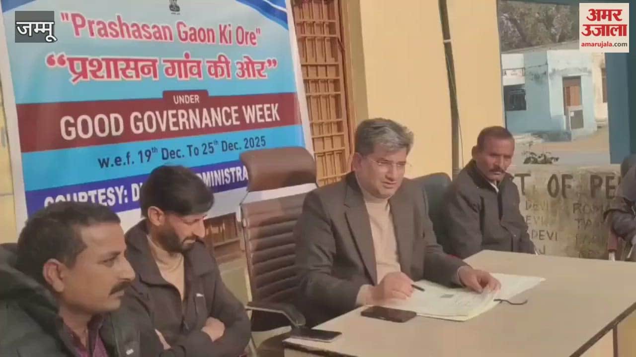 In Samba, Nad conducted a tour, and villagers raised issues related to roads and healthcare services.