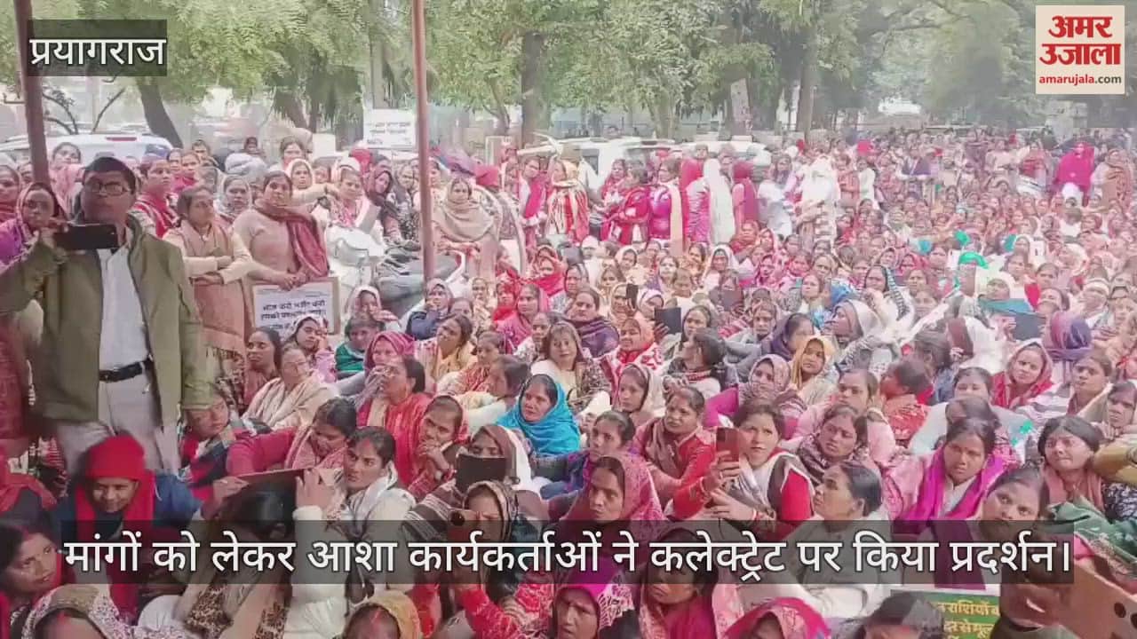 Asha workers protested at the Collectorate over their demands, alleging breach of promise.