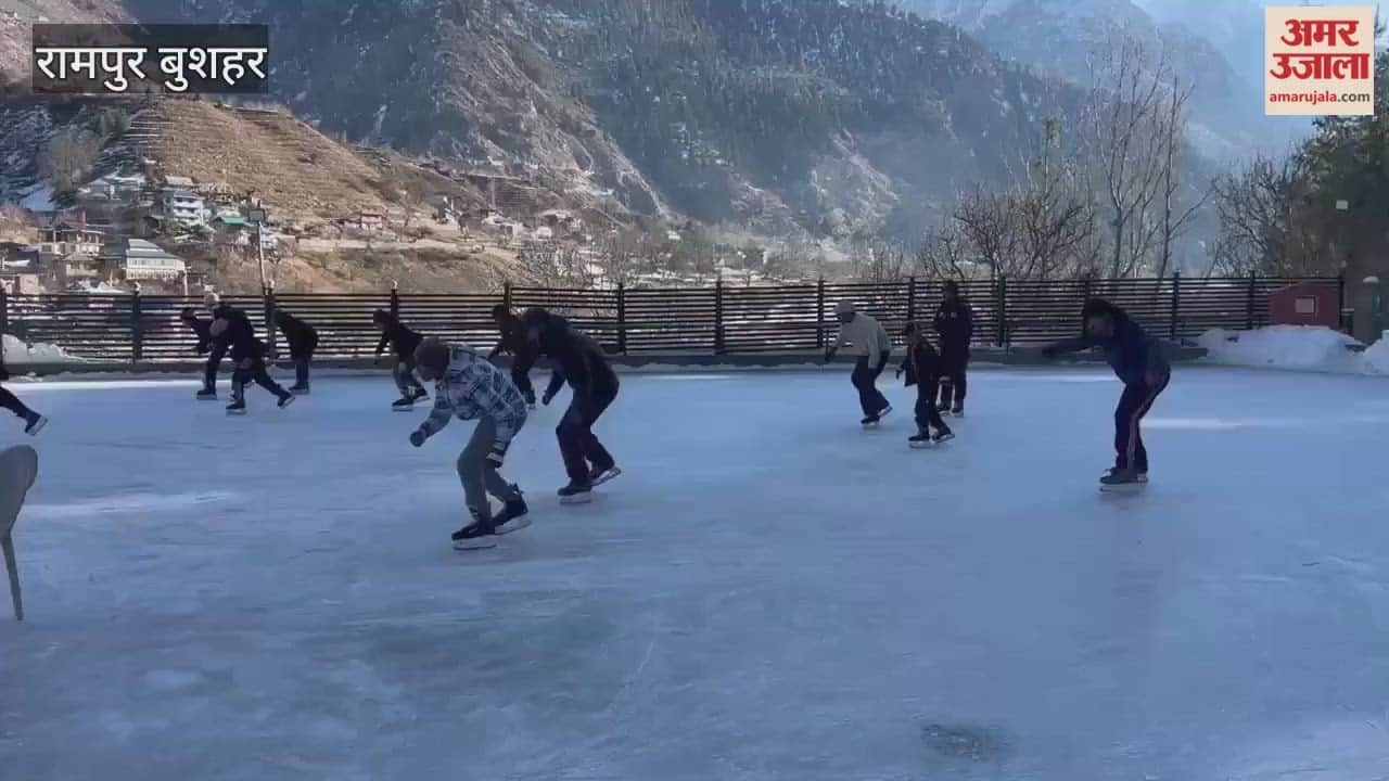 Kinnaur An ice skating rink has opened in the tourist destination of Sangla and adventure sports will begin from December 20th