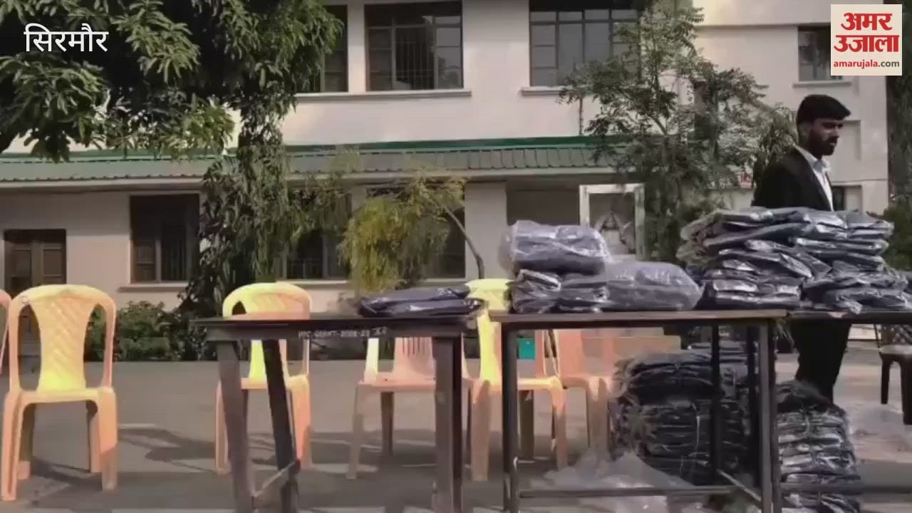 Sirmour Warm sweaters were distributed to 523 children at Moginand School