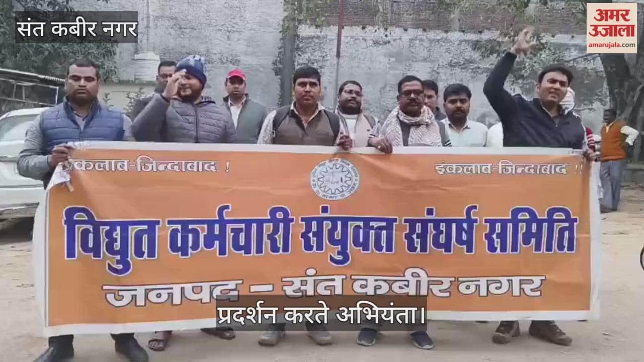 Electricity workers staged a sit-in protest against privatization and oppressive actions.