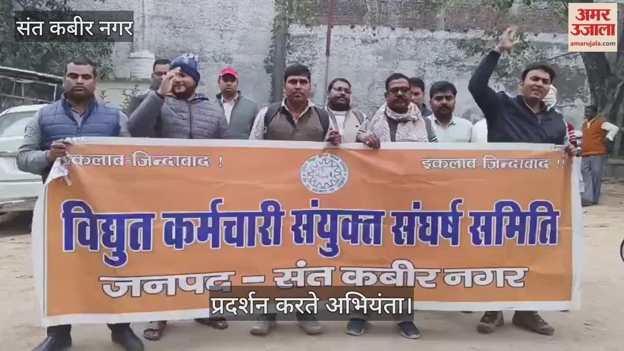 Electricity workers staged a sit-in protest against privatization and oppressive actions.