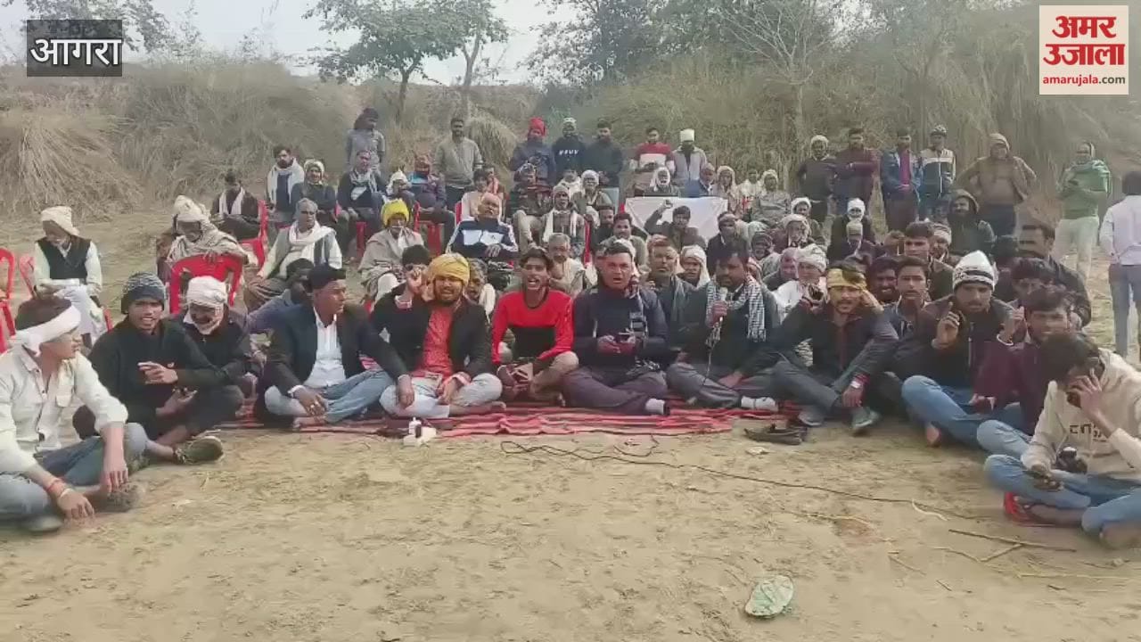 Villagers are staging sit-in protest demanding bridge over Parvati River