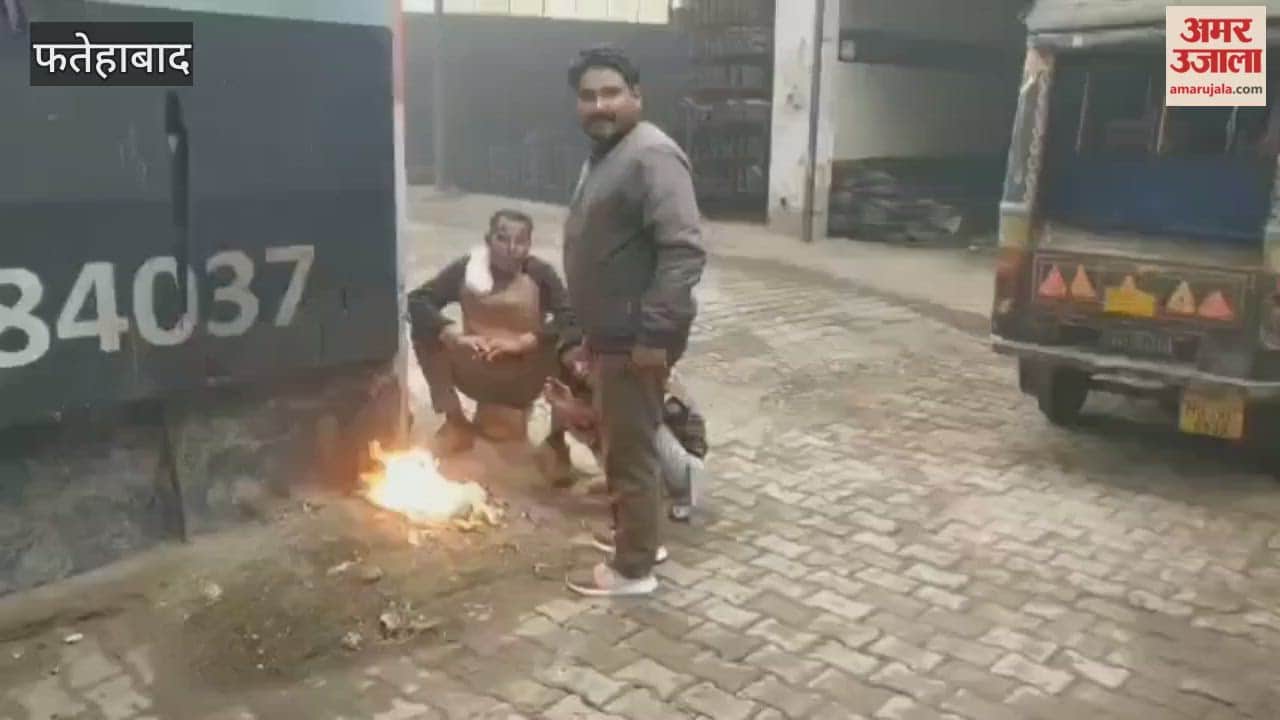 Dense fog blankets Fatehabad, a Creta car falls into a canal.