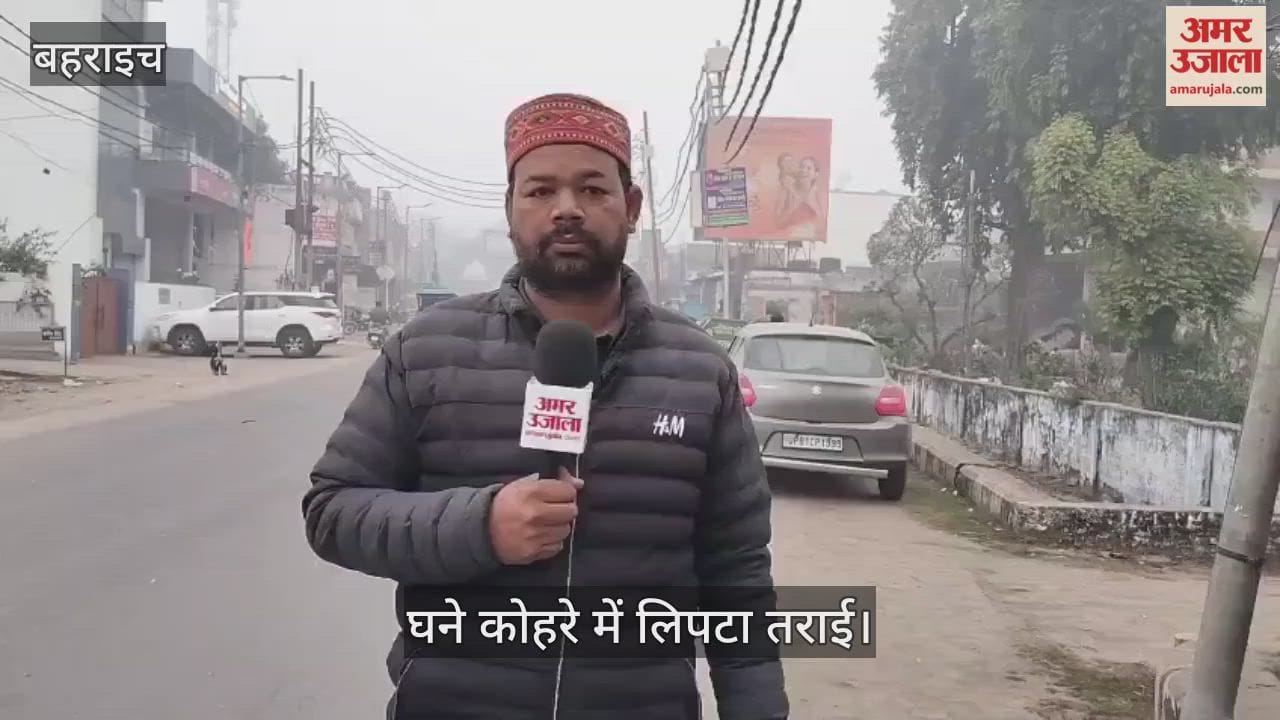 घने कोहरे में लिपटा तराई, सर्द हवाओं ने बढ़ाई ठिठुरन